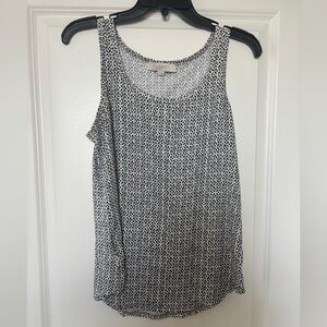 LOFT Black and White Women's Top